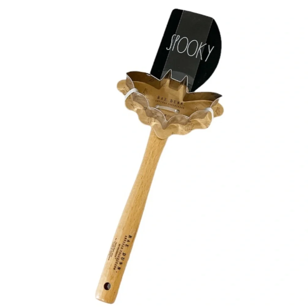 NEW Rae Dunn SPOOKY Spatula & Cookie Cutter 👻👻👻